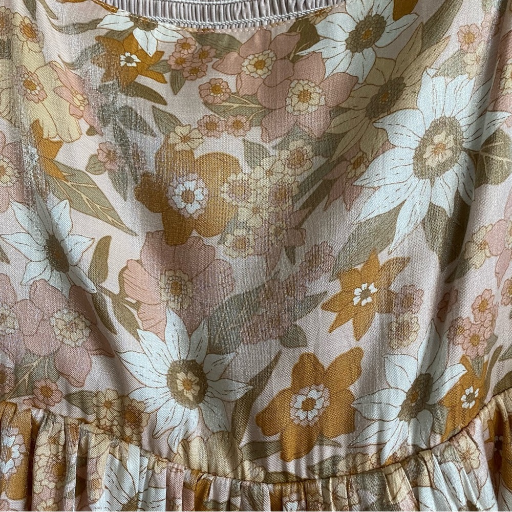 Vada Winter Women’s Blythe Dress Boho Floral Long Sleeve Size XL Fairy - Picture 8 of 16